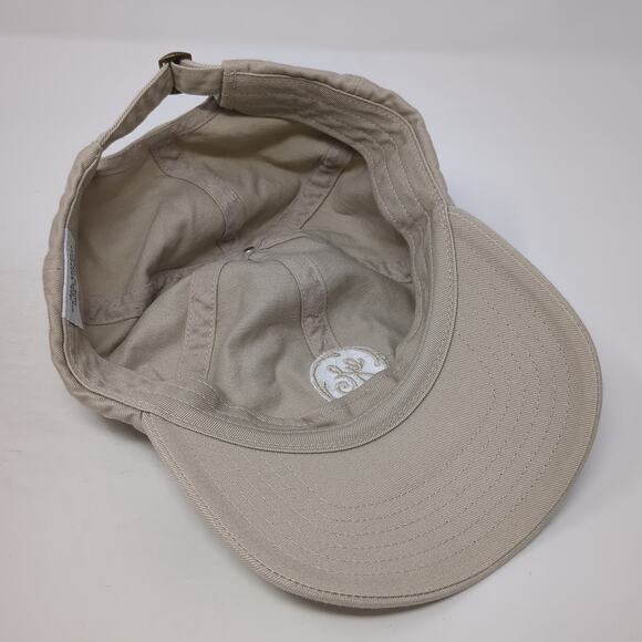 GE Slideback Hat Beige One Size Adjustable Embroidered Vent Holes - Picture 7 of 9